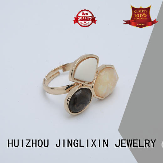 Custom resin wholesale fashion rings imitation JINGLIXIN