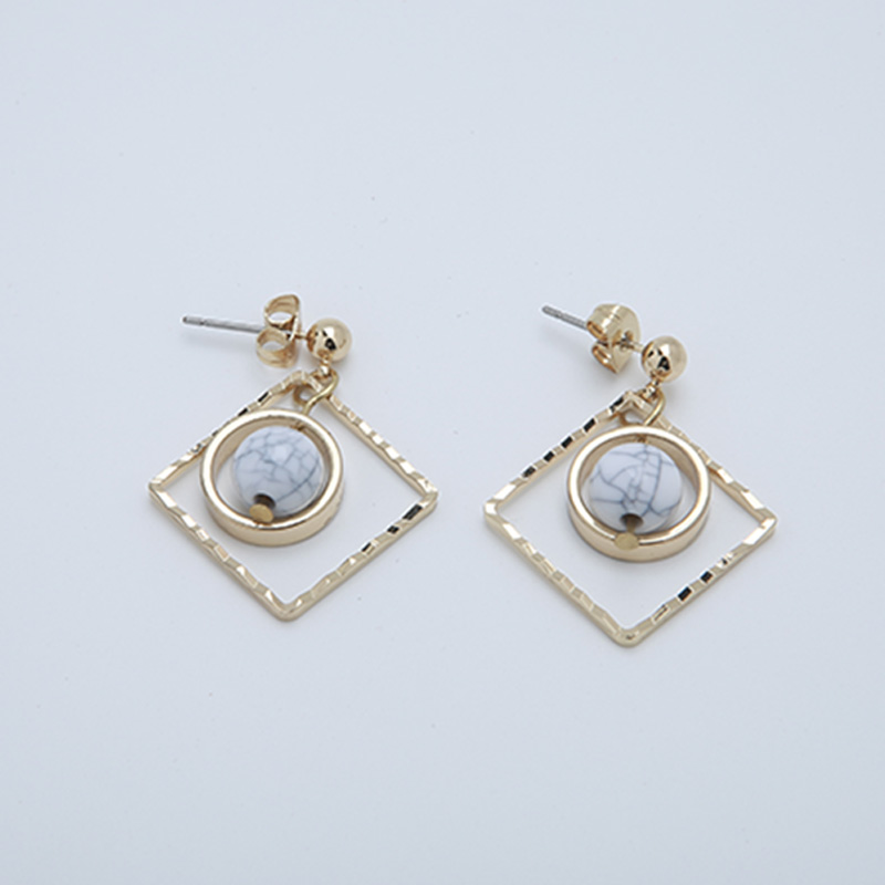 steel designer earrings with name for ladies-1