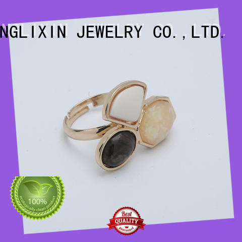 JINGLIXIN semiprecious custom ring design manufacturer for present