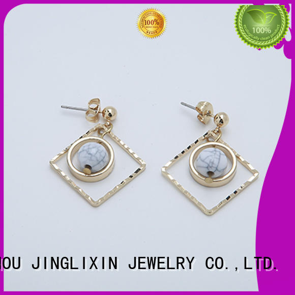 JINGLIXIN jewelry earrings oem service for ladies