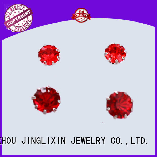 hot sale copper earrings odm service for ladies JINGLIXIN