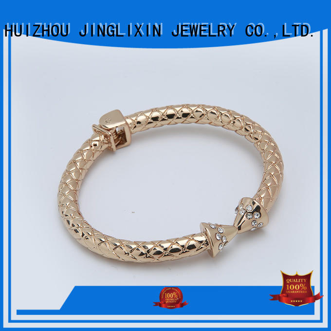 custom metal bracelets wrist for ladies JINGLIXIN