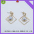 abs fashion earrings resin for ladies JINGLIXIN