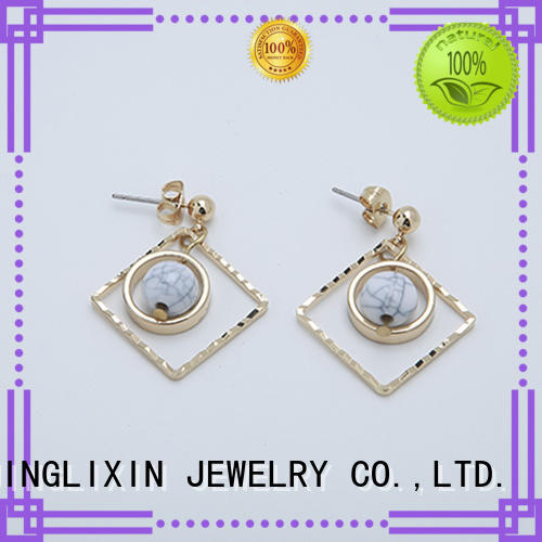 JINGLIXIN diamond amethyst earrings earrings earrings