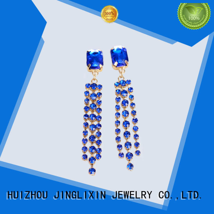 JINGLIXIN beads design earrings supplier for present
