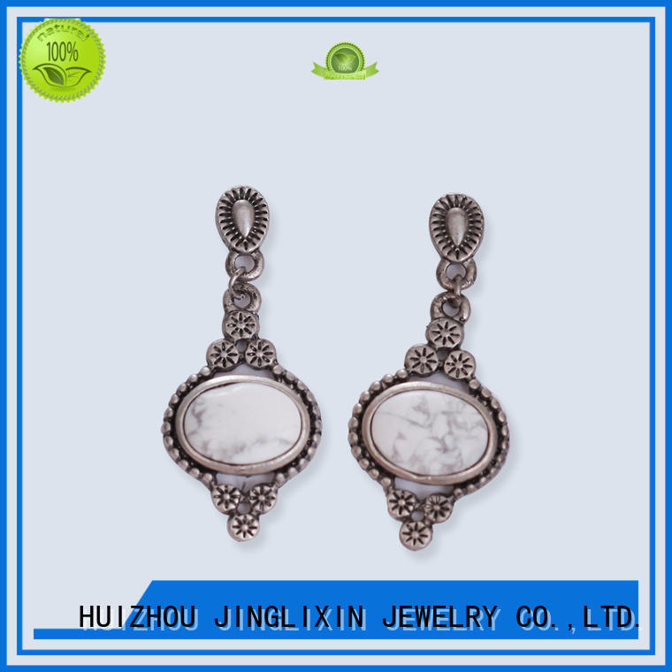 pearl earrings stud resin for ladies JINGLIXIN
