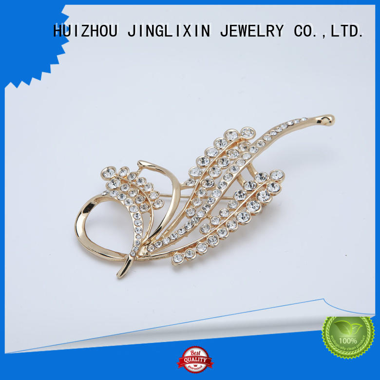 JINGLIXIN zinc wholesale fashion jewelry accessories steel plated cufflinks for women