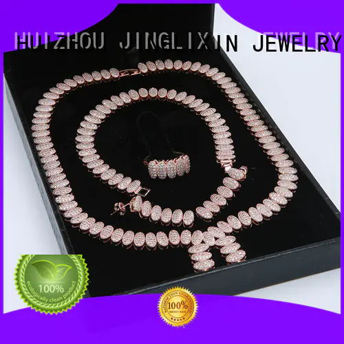 rhinestone jewelry sets in beautiful gift box JINGLIXIN