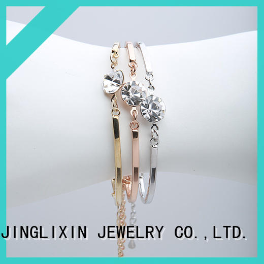 JINGLIXIN alloy custom bracelet laser engraving for sale