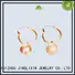 Quality JINGLIXIN Brand rhinestones earrings zinc