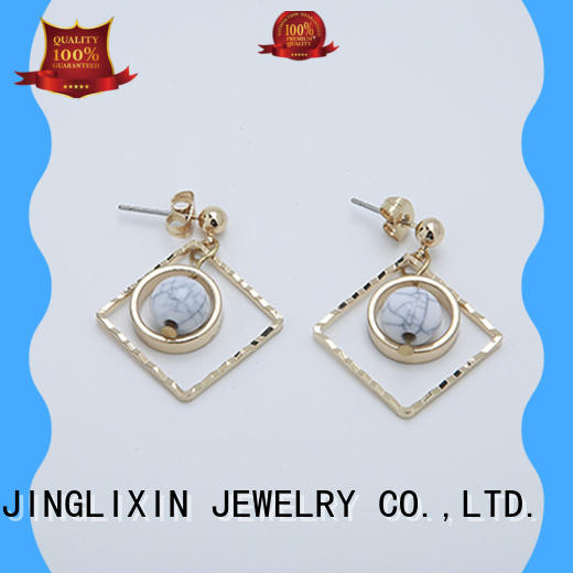JINGLIXIN czech rhinestones jewelry earrings for sale