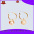 rhinestones earrings plated alloy wholesale fashion earrings manufacture