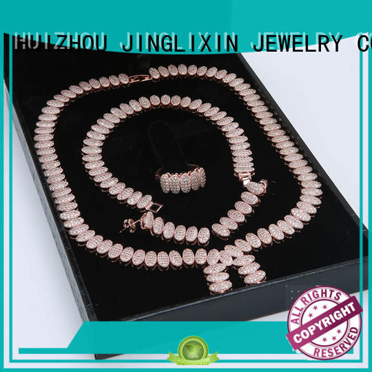 fine jewelry sets laser engraving for present JINGLIXIN