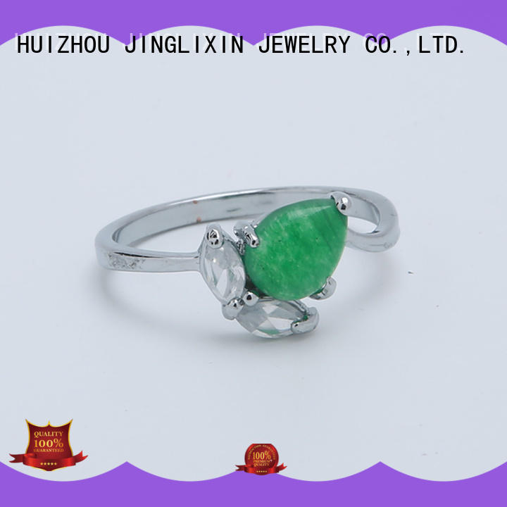 hot sale custom made rings round for male JINGLIXIN