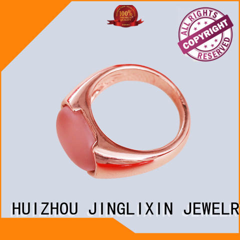 silver ring supplier laser engraving for present JINGLIXIN
