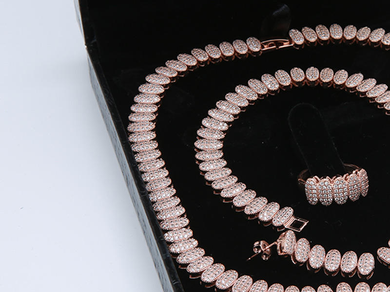 rhinestone jewelry sets in beautiful gift box JINGLIXIN-2
