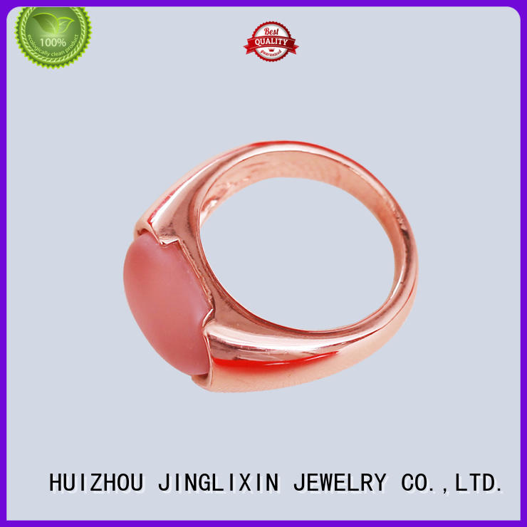 semiprecious pink diamond ring male sale JINGLIXIN
