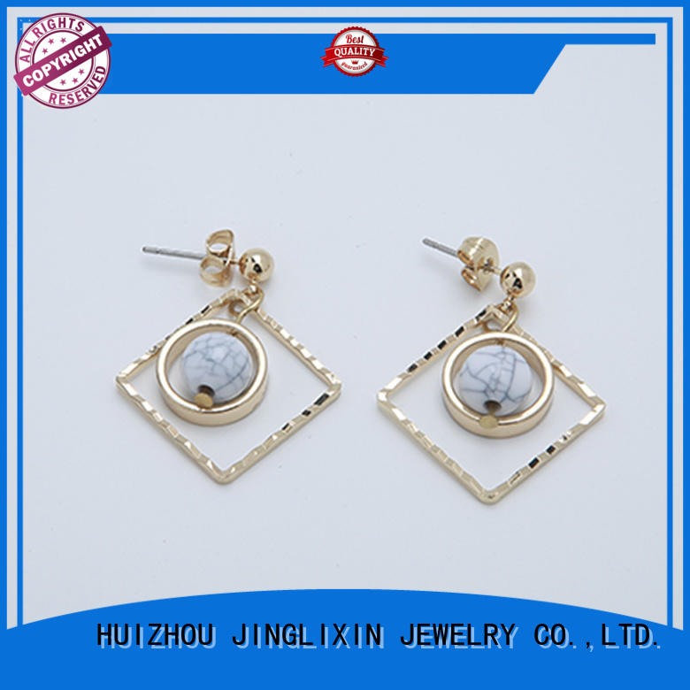 JINGLIXIN hot sale jewelry earrings oem service for women
