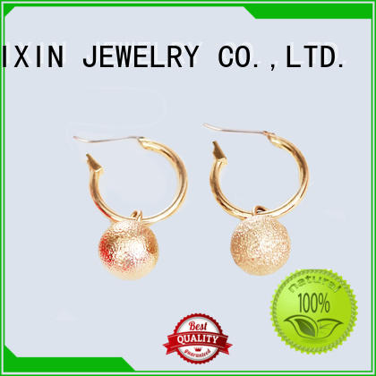 JINGLIXIN mattebeads diamond drop earrings odm service for ladies