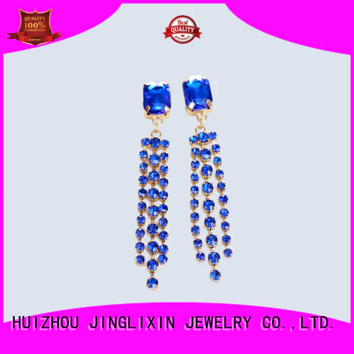 chandelier gold jewellery earrings resin for women JINGLIXIN