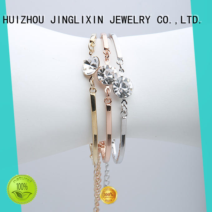 JINGLIXIN plated copper custom jewelry bracelets for ladies
