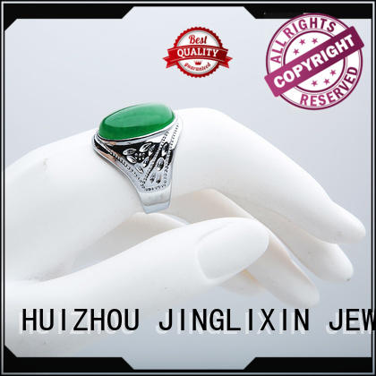 JINGLIXIN Brand jadeite zinc reality wholesale fashion rings