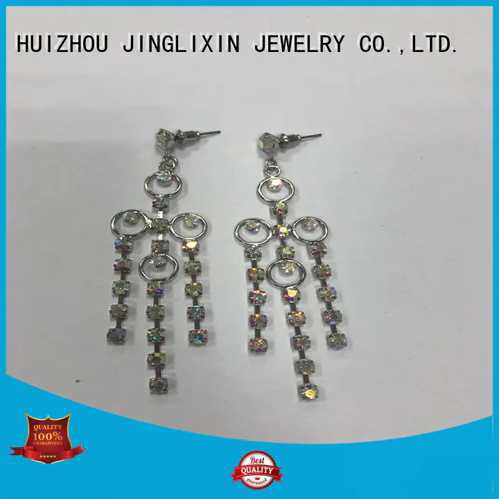 JINGLIXIN white fashion jewelry earrings supplier for women