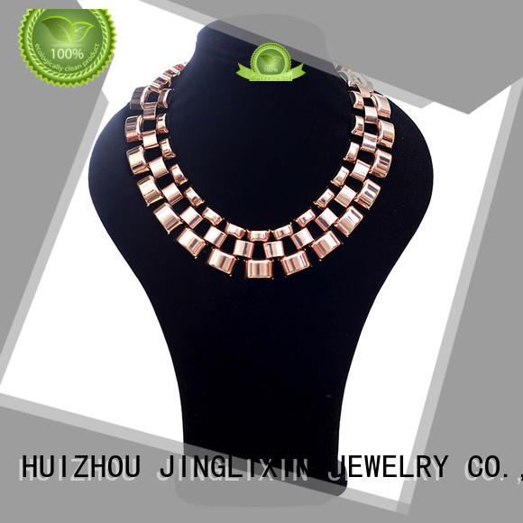 crystal rhinestones necklace factory for guys