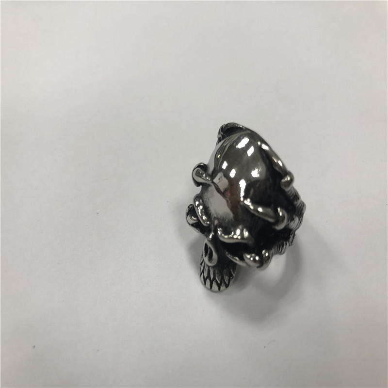Ghost ying's claws Skull punk ring