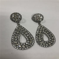 Custom resin diamond Pendant earrings