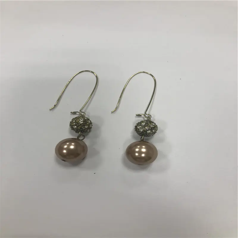 ABS beads Pendant earrings