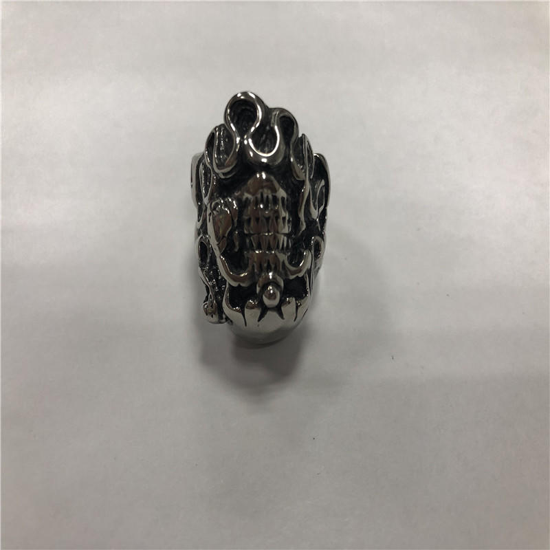 Unicorn skull ring