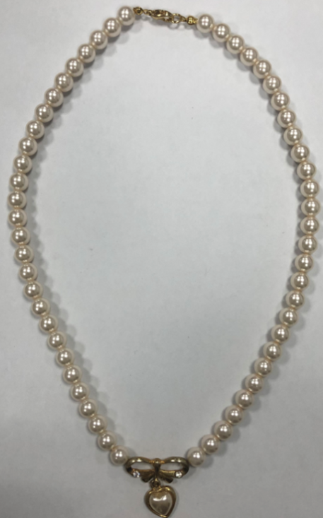 Instagram fashion retro trend baroque pearl short necklace love pendant choke,wholesale