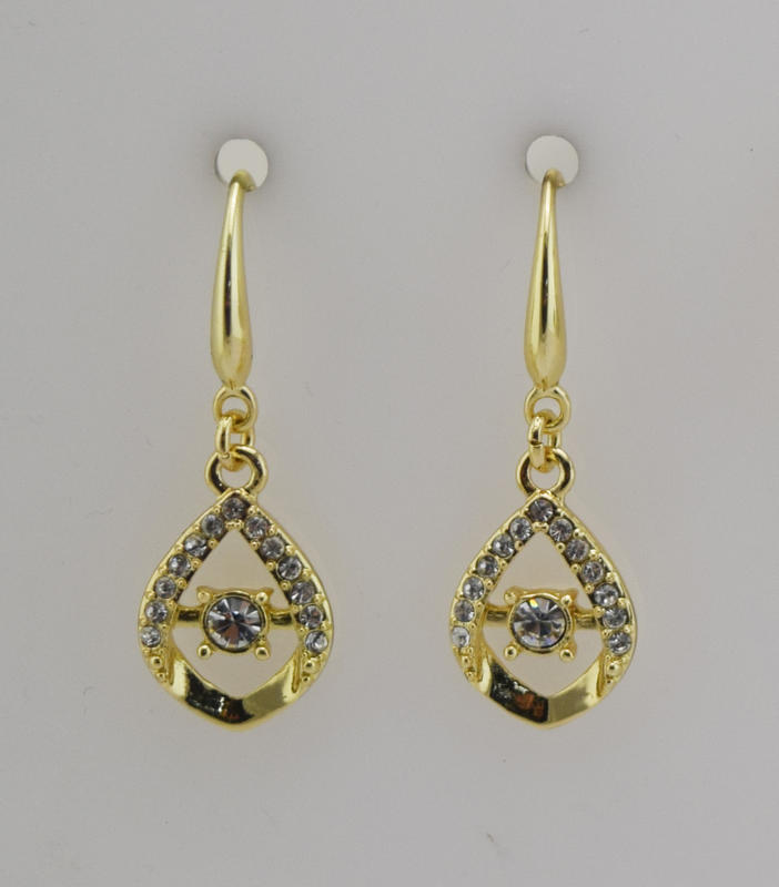 Zinc alloy fishhook earrings