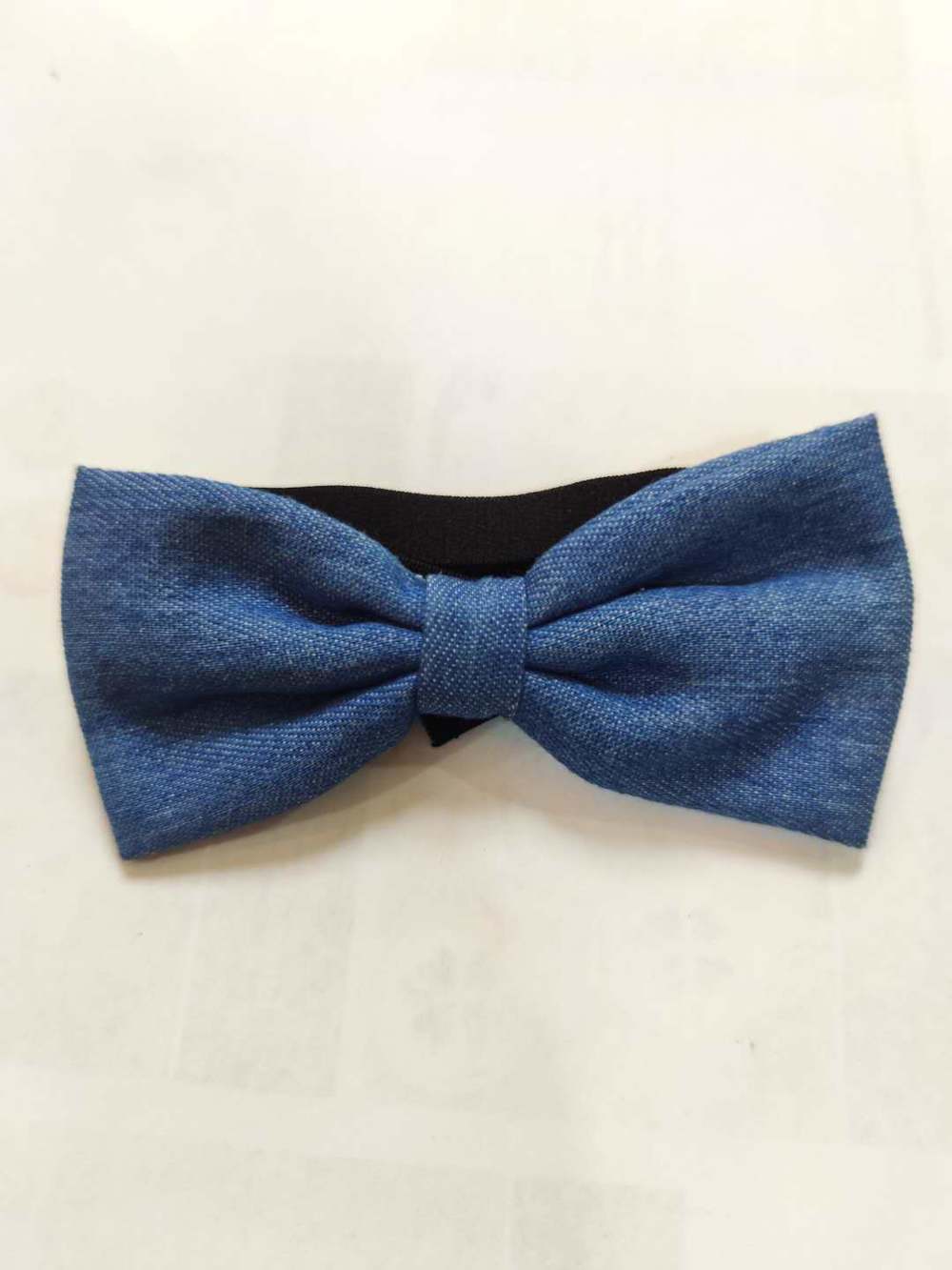 Blue bow headband
