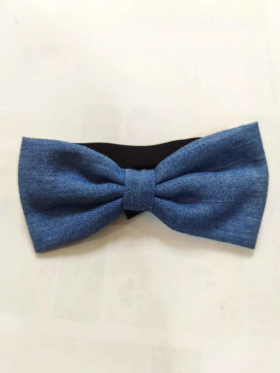 Blue bow headband