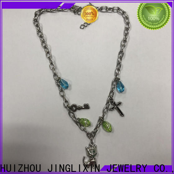 JINGLIXIN new style copper necklace manufacturers for party