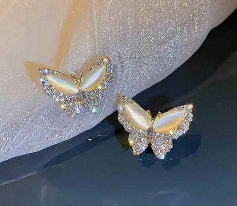 Butterfly earring beads