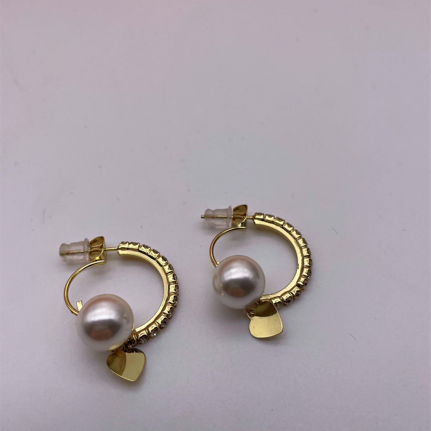 The circle earrings