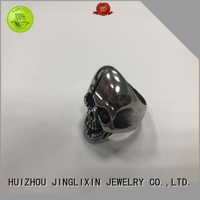 JINGLIXIN semiprecious fashion jewelry rings odm service for male