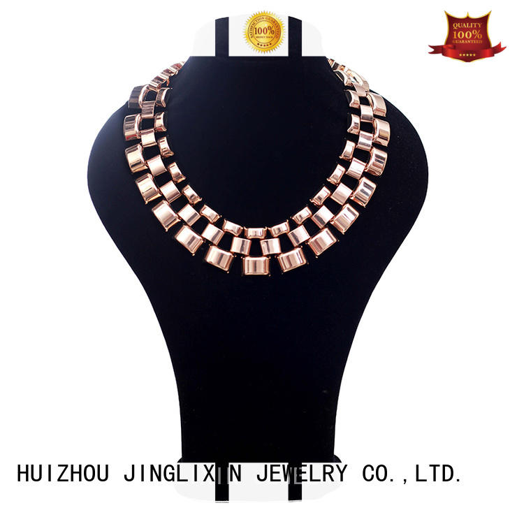 JINGLIXIN glass zircon necklace for gifts