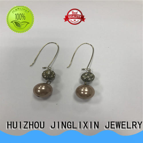 JINGLIXIN alloy silver drop earrings for ladies