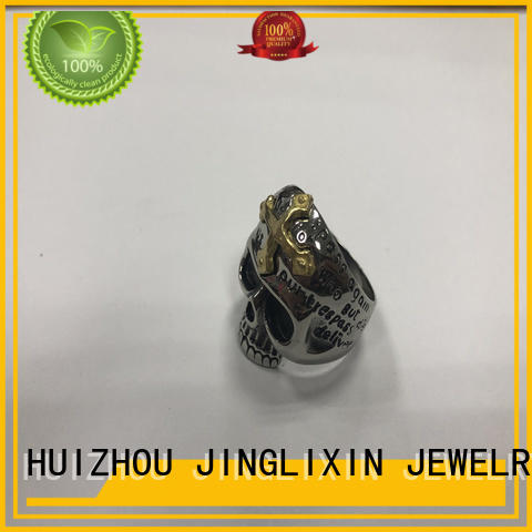 JINGLIXIN imitation gemstone jewelry rings laser engraving for present