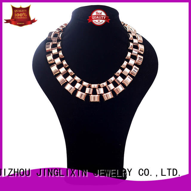 JINGLIXIN semiprecious zircon necklace for women