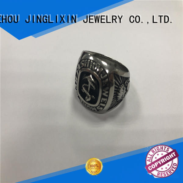 JINGLIXIN gold couple rings laser engraving for present