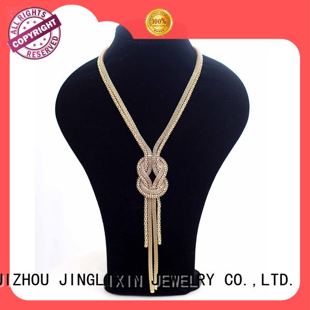 glass new fashion gold necklace with name for women